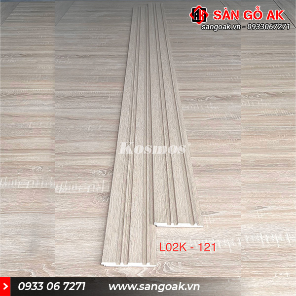 Tấm ốp lam 2 sóng kép Hàn Quốc L02K-121